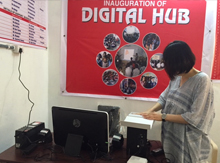画像:県教育機関の施設内の「デジタル・ハブ」