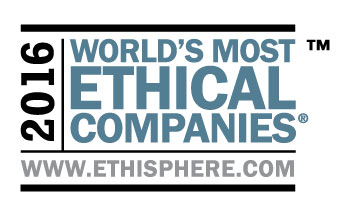 画像：2016 World's Most Ethical Companiesロゴ