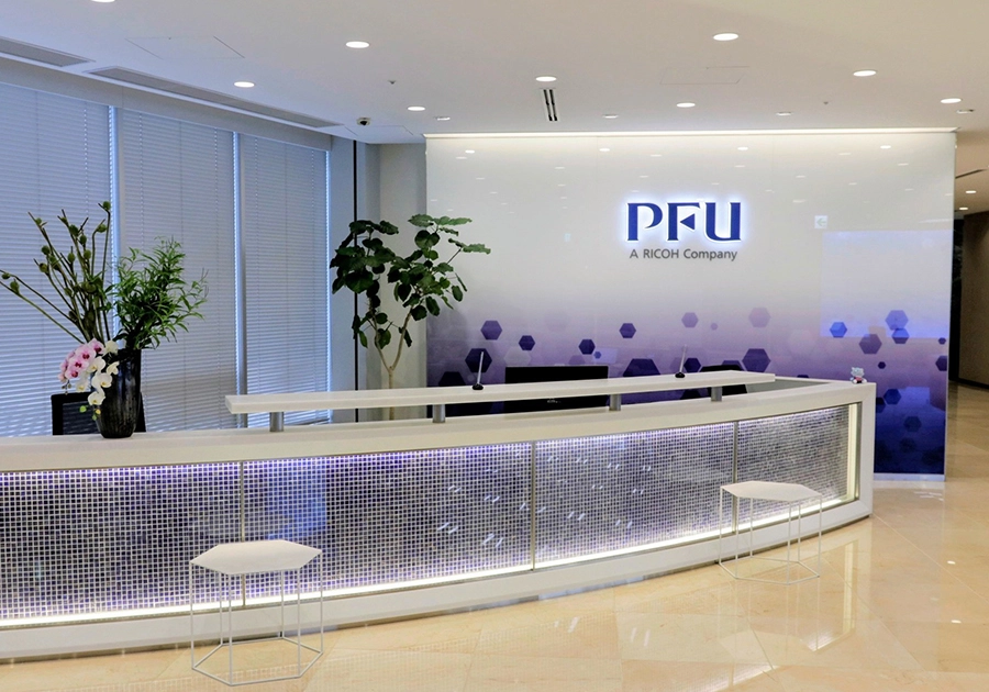 PFU 横浜本社エントランス