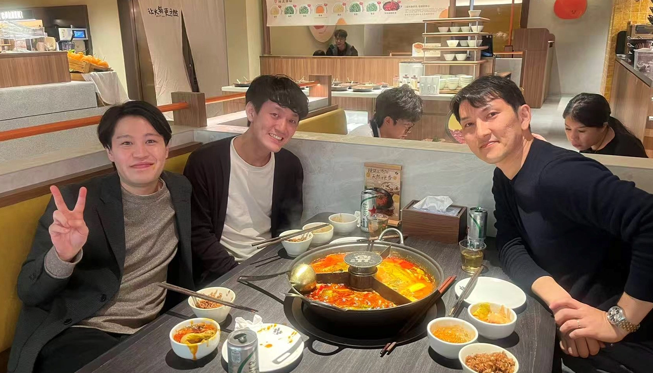 駐在員との会食