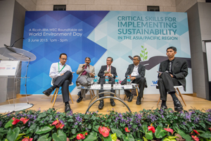 画像：【シンガポール】世界環境センター（WEC）開催のラウンドテーブルに協賛