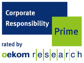 Corporate Responsibility Prime - rated by oekom research
