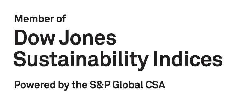 Member of Dow Jones Sustainability Indices Powered by S&P Global CSA