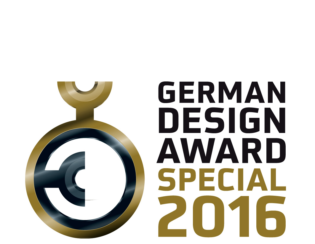 画像：German Design Award 2016 Special Mentionロゴ