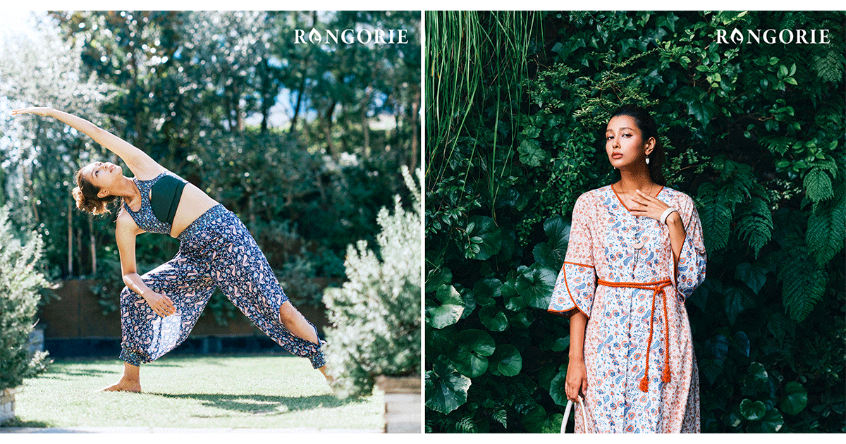 3点】新品タグ付！ランゴリーRANGORIE☆ヨガウェアセットアップL/