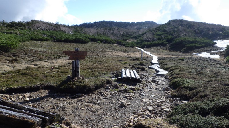 イザルヶ岳分岐