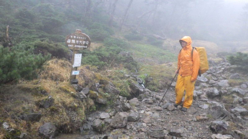 静高平も雨の中