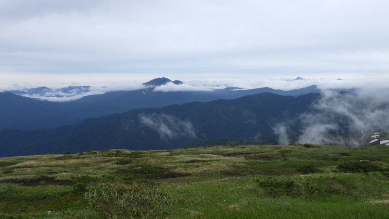 デッキからの燧ケ岳