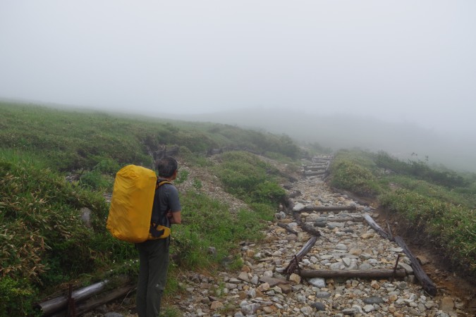 整備された登山道