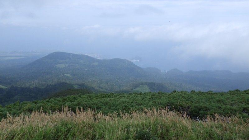 第一展望台から鴛泊港方面