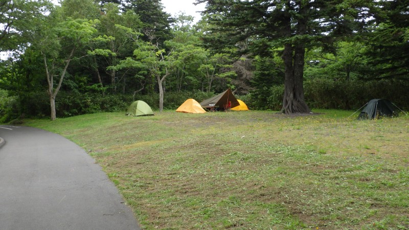 がら空きの北麓野営場