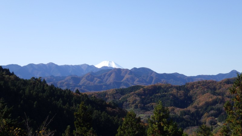 富士山が見えだす