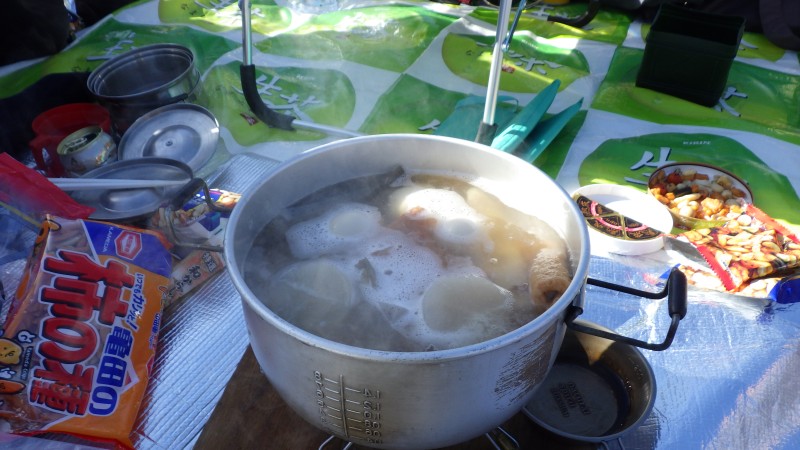 おでん煮えて来た