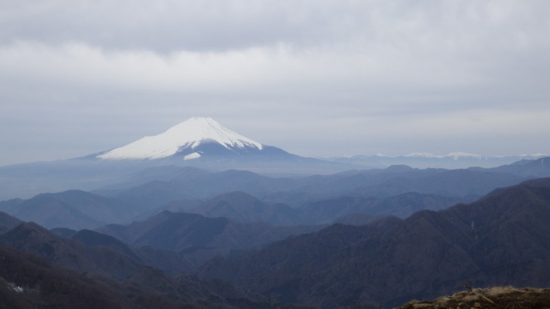 山頂からの富士山
