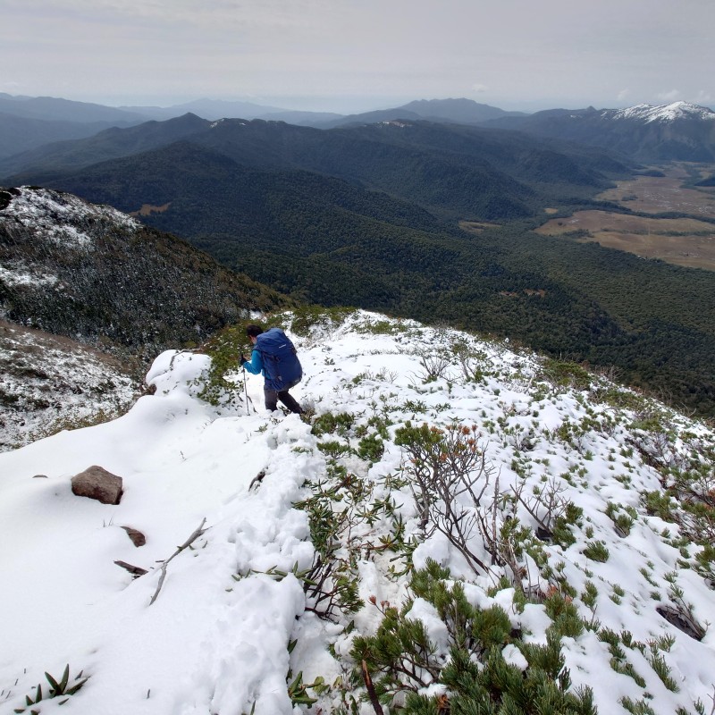 ザクザク下りる