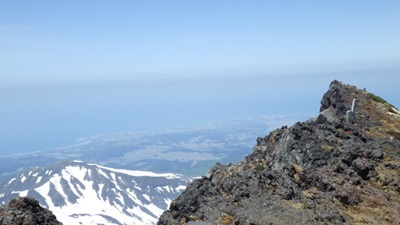 山頂からの日本海