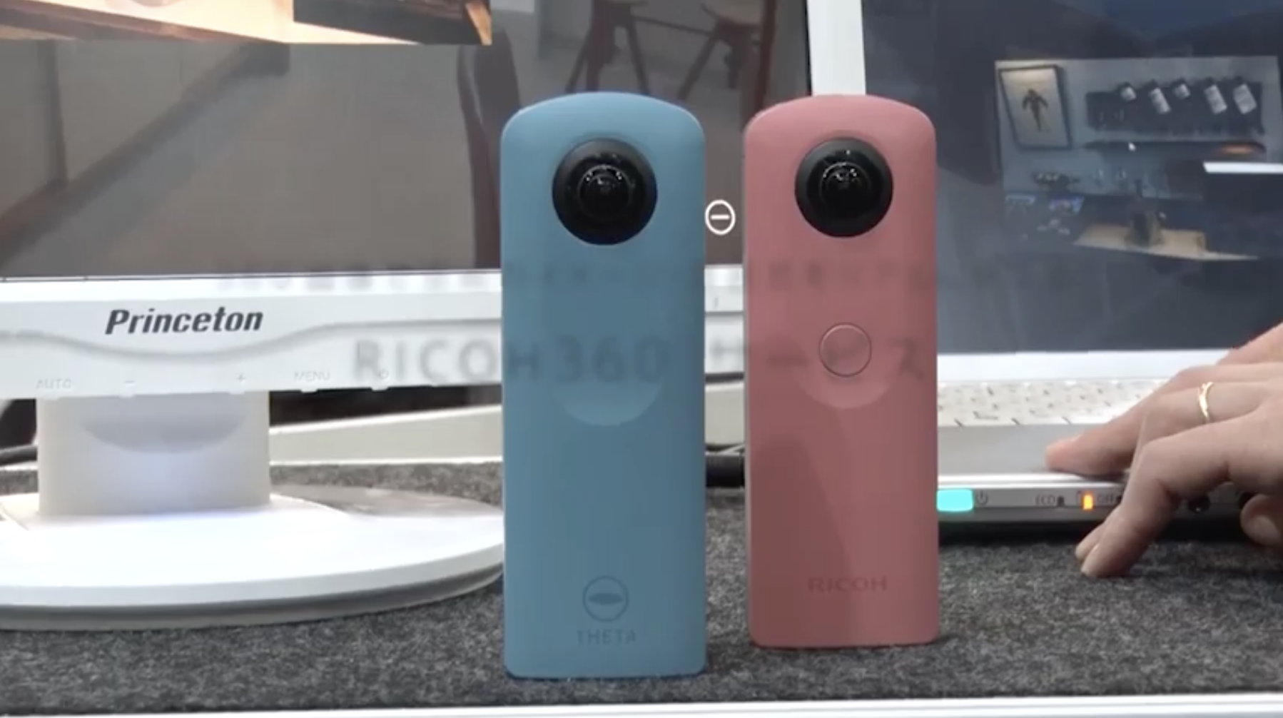 RICOH360 サービスを説明する動画を再生します。