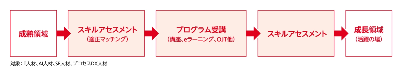 スキルアッププログラムのイメージ図
