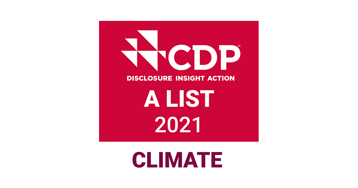 CDP™ DISCLOSURE INSIGHT ACTION A LIST 2021 CLIMATE