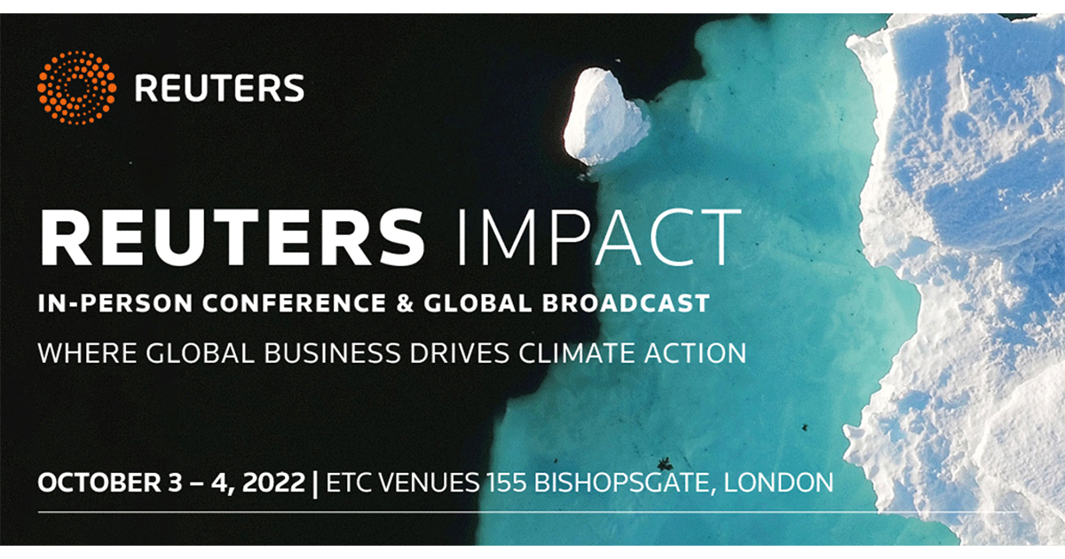 リコー、気候変動に関するグローバルリーダーシップカンファレンス「Reuters IMPACT 2022」に参画