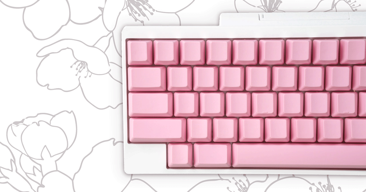 日本の魅力を世界へ伝える「HHKBカラーキートッププロジェクト」を発表　第一弾 「桜」のキートップセットを販売