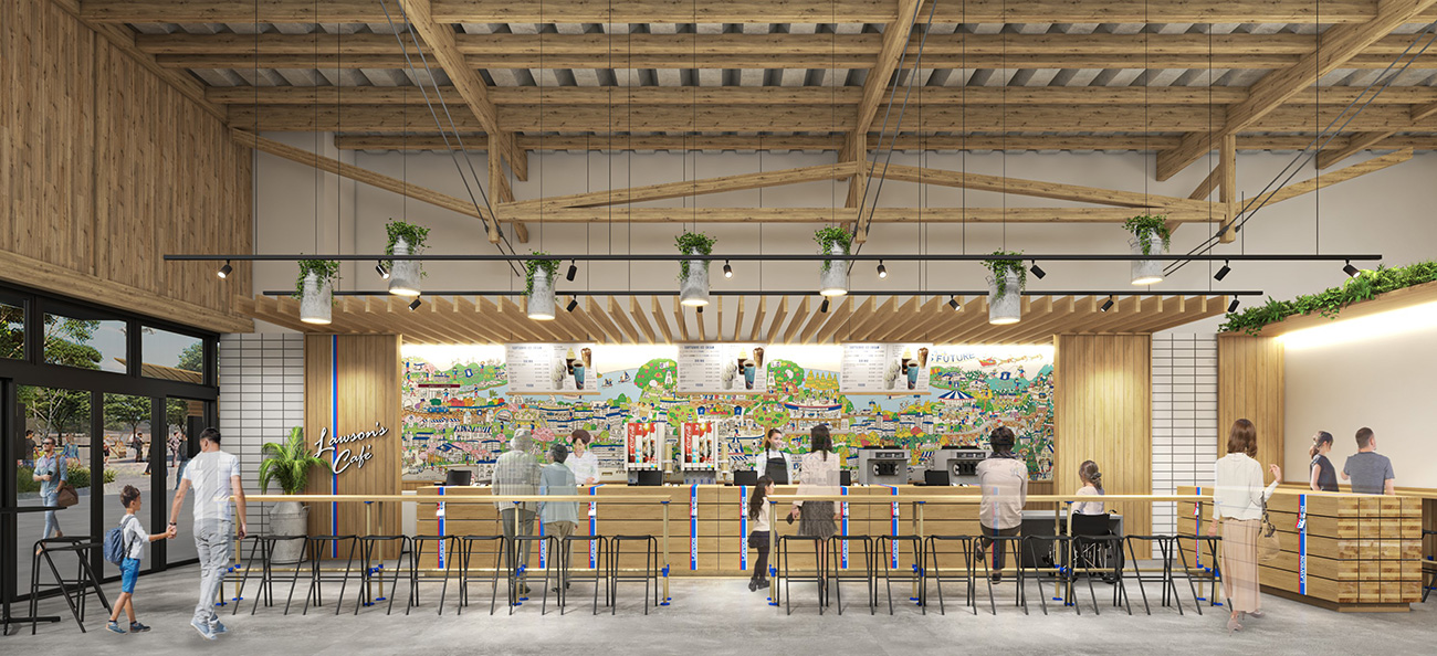 ローソンカフェ大阪・関西万博店に「RICOH EH CO2センサーD101」が導入