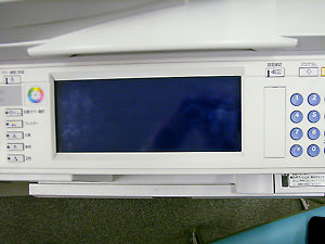 コピー機の液晶画面の写真